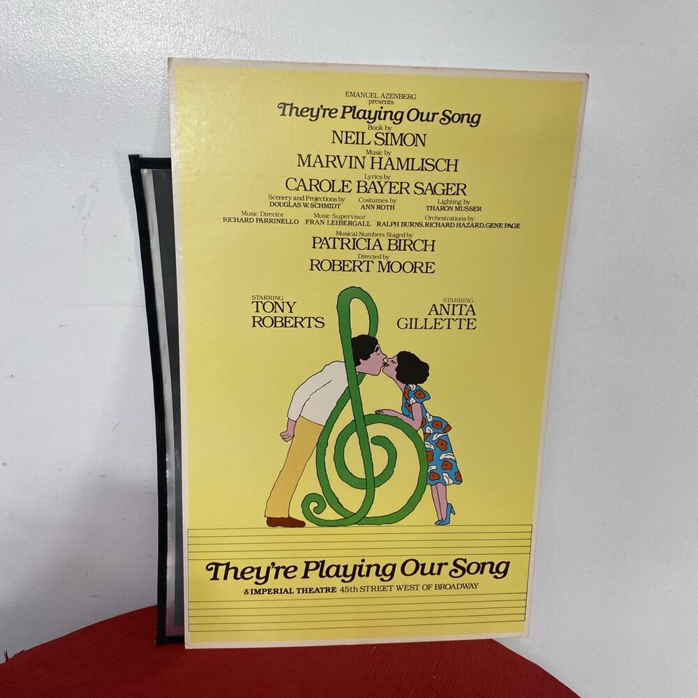They're Playing Our Song Theater Broadway Window Card Poster 14" x 22"